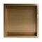 Alfi Brand 16" x 16" Brushed Gold PVD Steel Square Single Shelf Shower Niche ABNP1616-BG - alternate 10